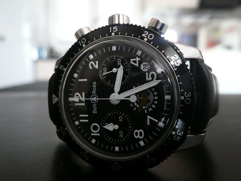 BELL & ROSS PILOT ACRYLIC 'CHASSE EMBARQUEE'
 	 
