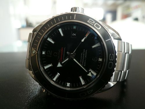 OMEGA SEAMASTER PLANET OCEAN 45,5 LUNETTE CERAMIQUE