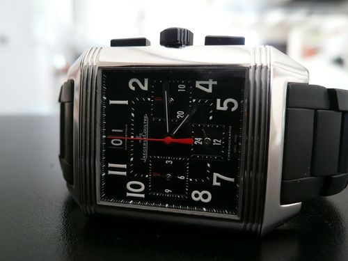 JAEGER LECOULTRE REVERSO SQUADRA CHRONOGRAPH GMT