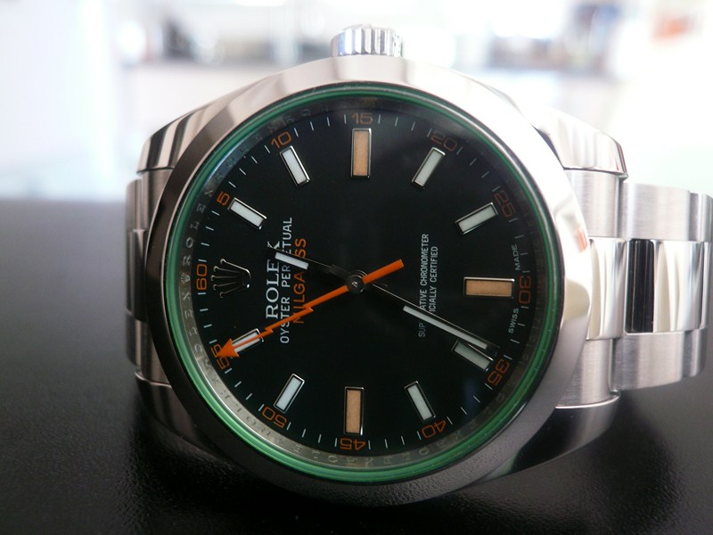 ROLEX MILGAUSS GLACE VERTE
 	 
