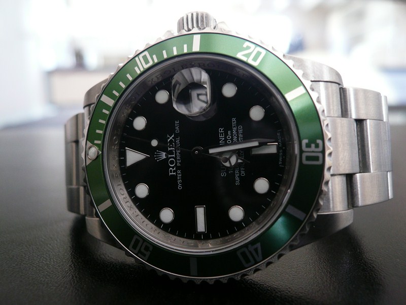 ROLEX SUBMARINER DATE LUNETTE VERTE
 	 
