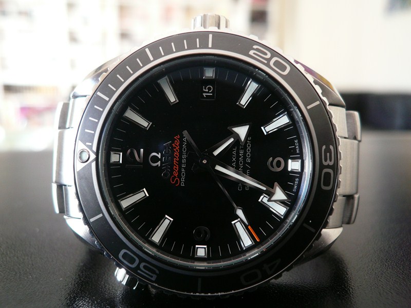 OMEGA SEAMASTER PLANET OCEAN 42 LUNETTE CERAMIQUE
 	 
