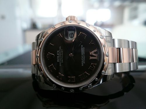 ROLEX DATEJUST INTERMEDIAIRE OR ET ACIER