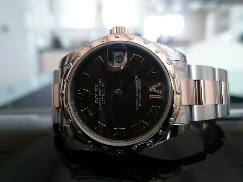ROLEX DATEJUST INTERMEDIAIRE OR ET ACIER
 	 
