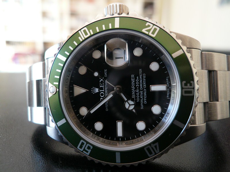 ROLEX SUBMARINER DATE LUNETTE VERTE
 	 
