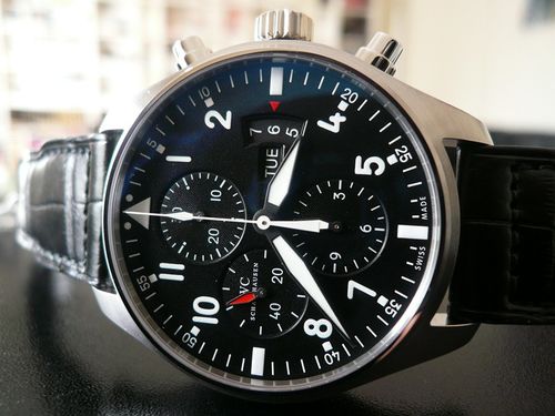 IWC MONTRE D'AVIATEUR CHRONOGRAPHE