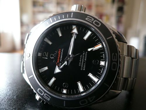 OMEGA SEAMASTER PLANET OCEAN 45,5 LUNETTE CERAMIQUE