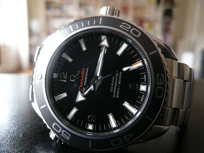 OMEGA SEAMASTER PLANET OCEAN 45,5 LUNETTE CERAMIQUE
 	 
