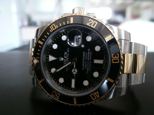 ROLEX SUBMARINER DATE CERAMIQUE OR ET ACIER