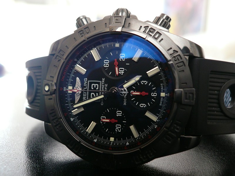 BREITLING BLACKBIRD BLACKSTEEL
 	 

