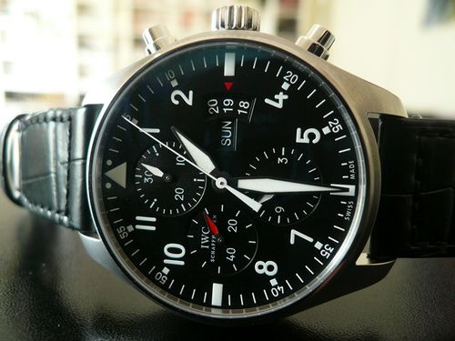 IWC MONTRE D'AVIATEUR CHRONOGRAPHE