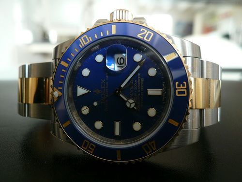 ROLEX SUBMARINER DATE CERAMIQUE OR ET ACIER