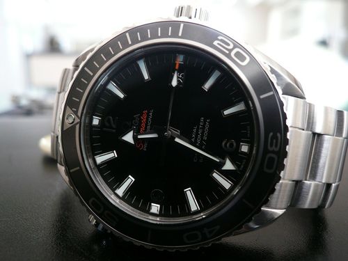 OMEGA SEAMASTER PLANET OCEAN 45,5 LUNETTE CERAMIQUE