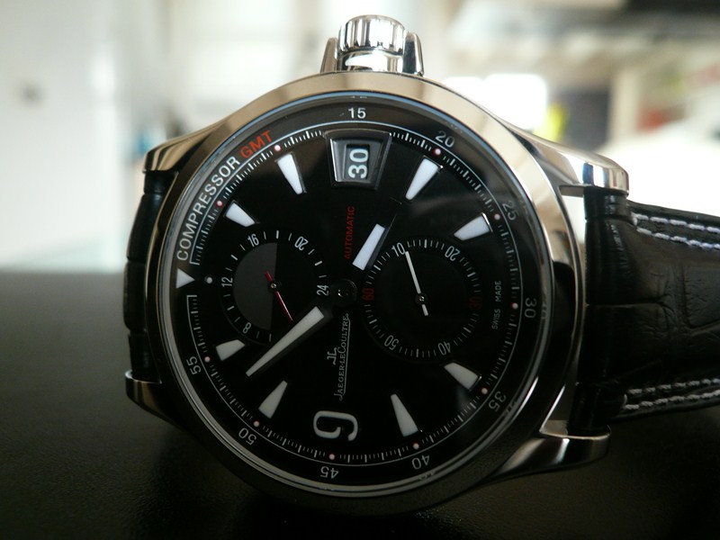 JAEGER LECOULTRE MASTER COMPRESSOR GMT
 	 
