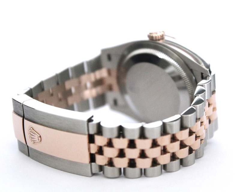photo n°4 : ROLEX DATEJUST 36 EVEROSE AVEC VI ET IX EN DIAMANTS