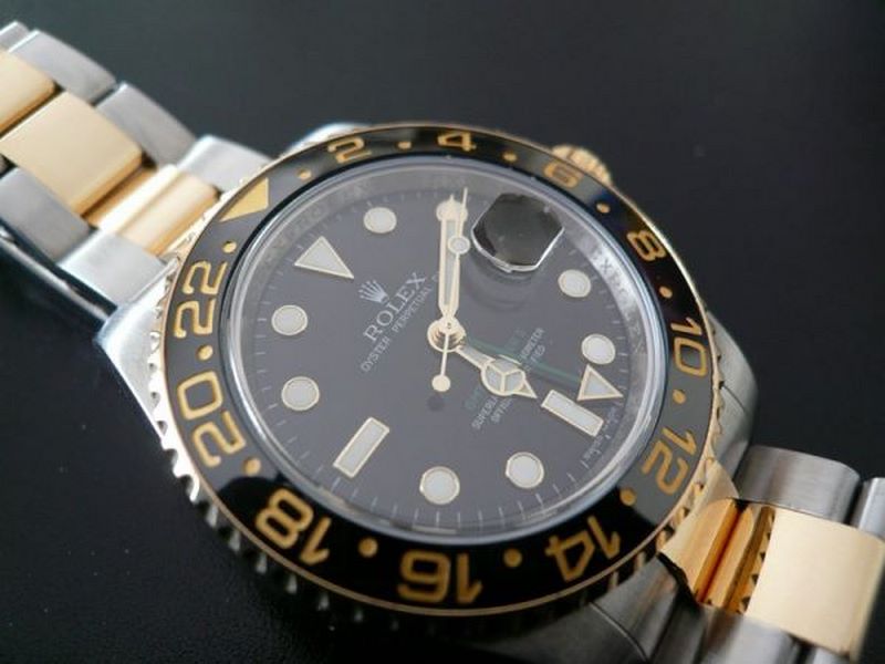 photo n°2 : ROLEX GMT-MASTER II OR ET ACIER