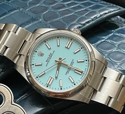 ROLEX OYSTER PERPETUAL 41 CADRAN TIFFANY