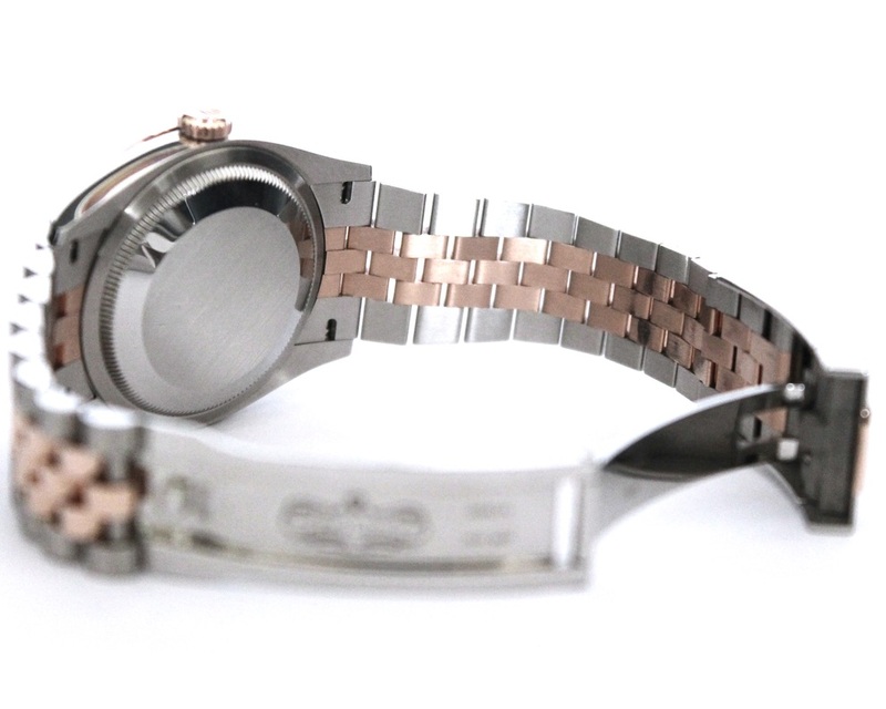 photo n°3 : ROLEX DATEJUST 36 EVEROSE AVEC VI ET IX EN DIAMANTS