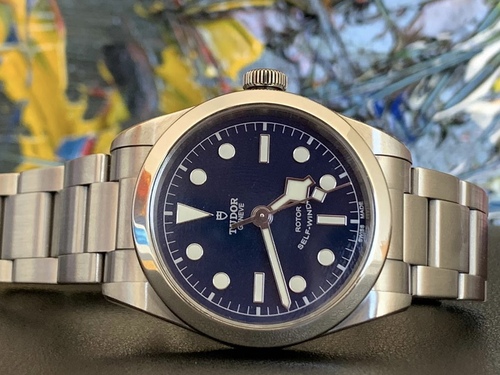 TUDOR BLACK BAY 36 CADRAN BLEU