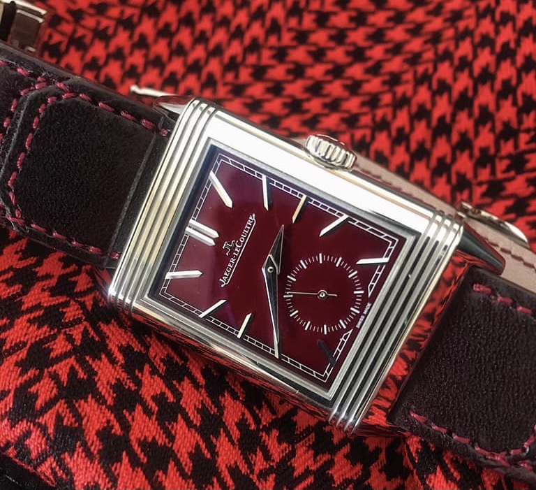 JAEGER LECOULTRE REVERSO TRIBUTE SMALL SECONDS RED