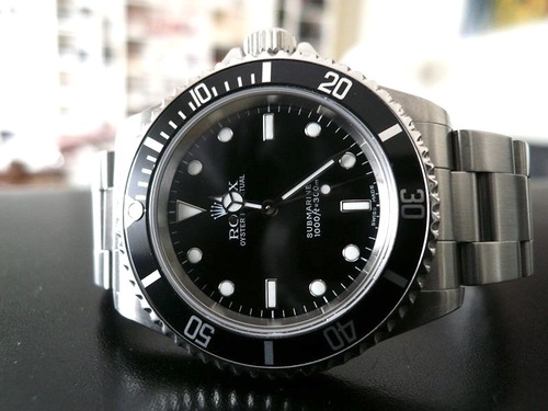 ROLEX SUBMARINER DIAL 2 LINES