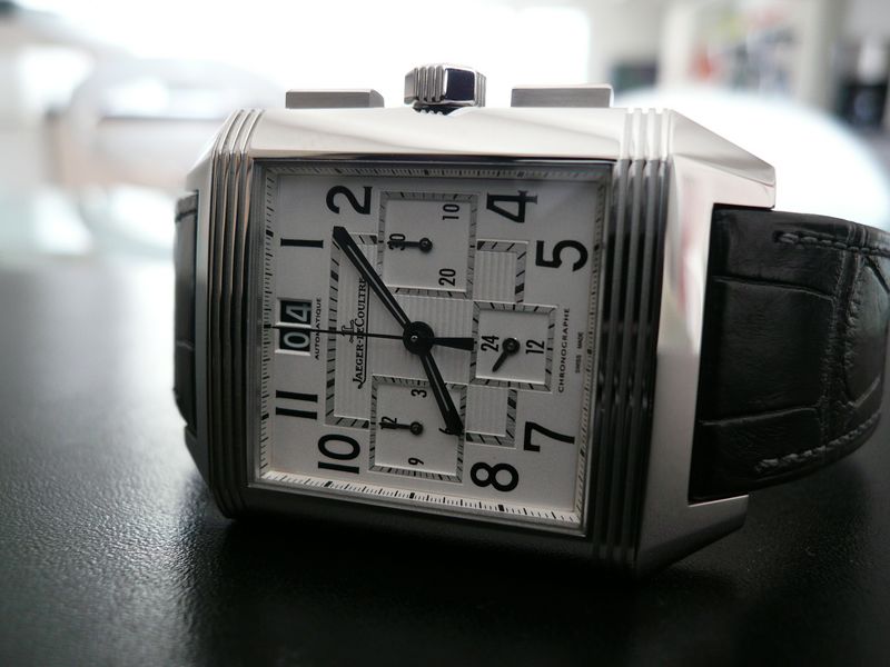 JAEGER LECOULTRE REVERSO SQUADRA CHRONOGRAPH GMT
 	 
