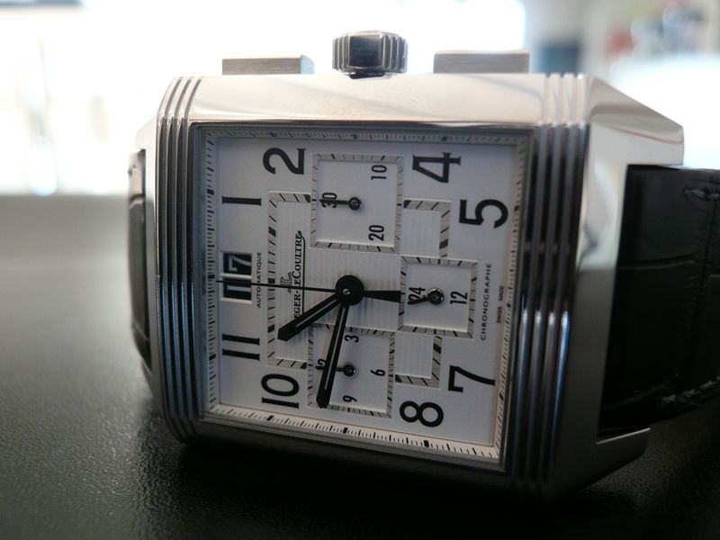 JAEGER LECOULTRE REVERSO SQUADRA CHRONOGRAPH GMT
 	 
