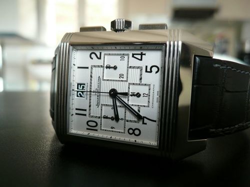 JAEGER LECOULTRE REVERSO SQUADRA CHRONOGRAPH GMT