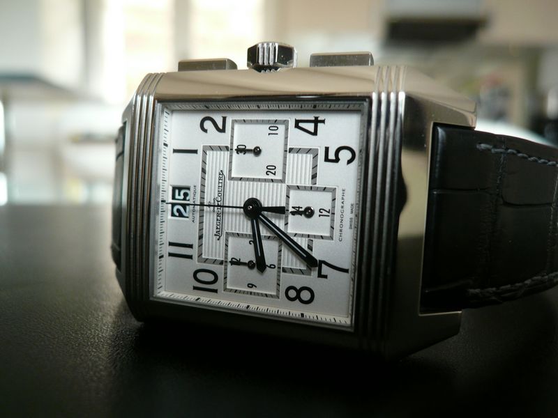 JAEGER LECOULTRE REVERSO SQUADRA CHRONOGRAPH GMT
 	 
