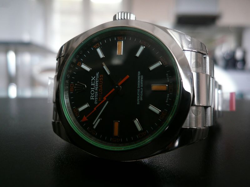ROLEX MILGAUSS GLACE VERTE
 	 
