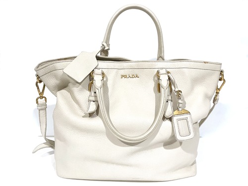 PRADA SAC A MAIN EN CUIR