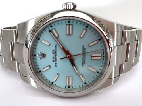 ROLEX OYSTER PERPETUAL 41 TIFFANY DIAL