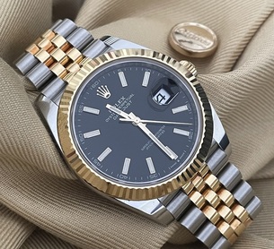 ROLEX DATEJUST 41 OR ET ACIER