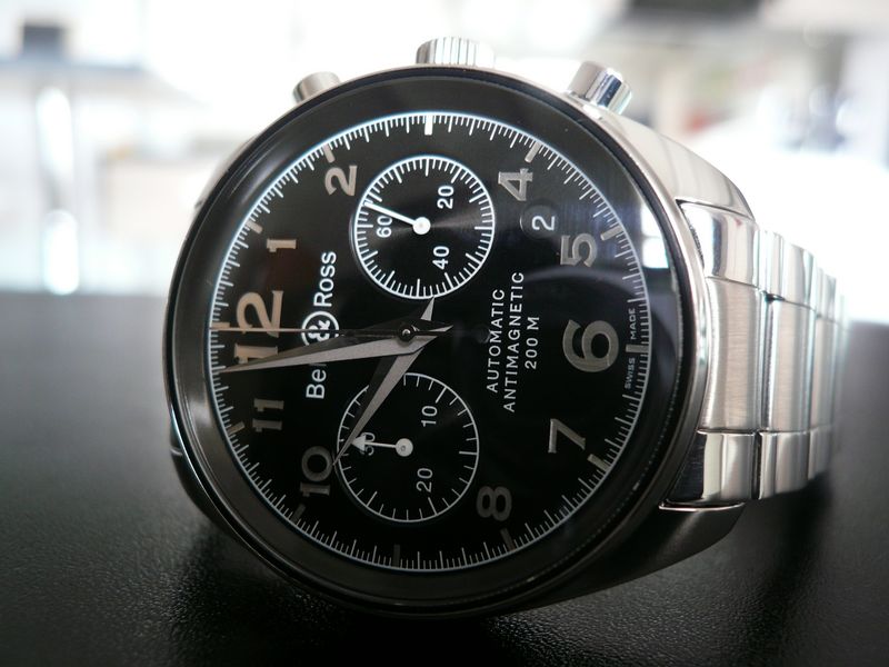 BELL & ROSS VINTAGE 126 BLACK
 	 
