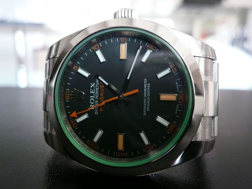 ROLEX MILGAUSS GLACE VERTE
