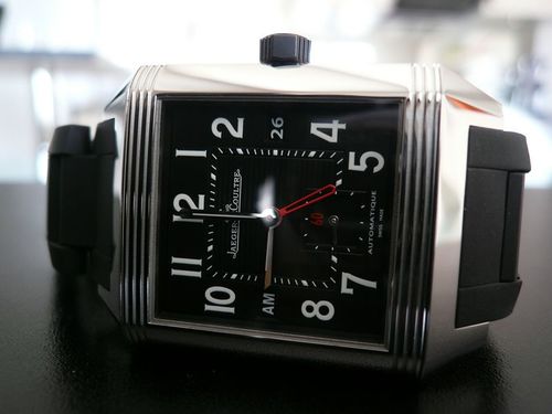 JAEGER LECOULTRE REVERSO SQUADRA HOMETIME GMT BLACK