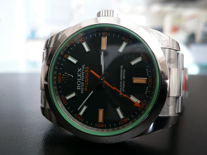 ROLEX MILGAUSS GLACE VERTE
 	 
