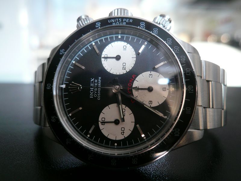 ROLEX DAYTONA PLEXI ACIER VINTAGE
 	 

