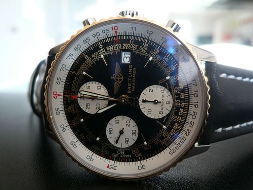 BREITLING OLD NAVITIMER OR ET ACIER