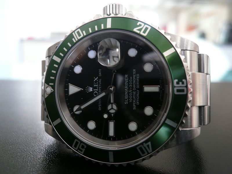 ROLEX SUBMARINER DATE LUNETTE VERTE
 	 
