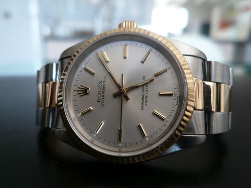 ROLEX AIR-KING OR ET ACIER