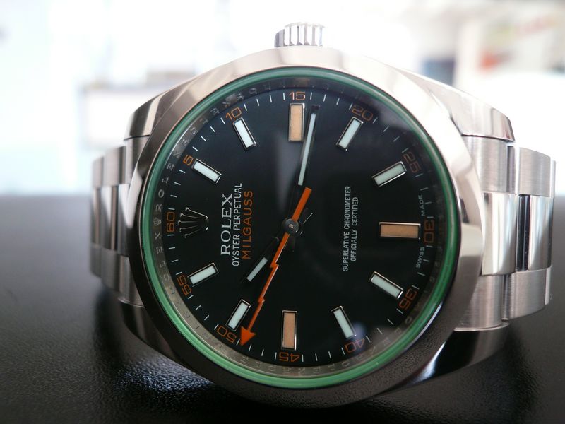 ROLEX MILGAUSS GLACE VERTE
 	 
