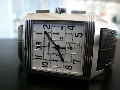 JAEGER LECOULTRE REVERSO SQUADRA CHRONOGRAPH GMT