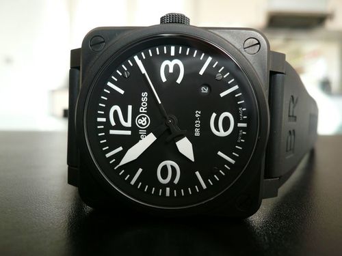BELL & ROSS BR 03-92. CARBON