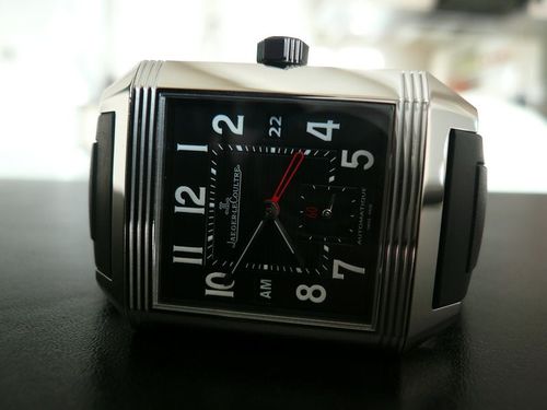 JAEGER LECOULTRE REVERSO SQUADRA HOMETIME BLACK