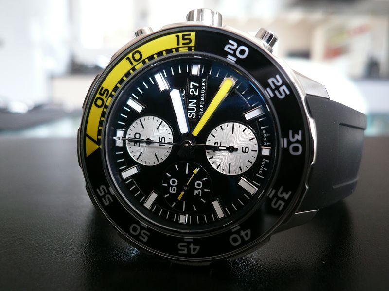 IWC AQUATIMER CHRONOGRAPHE
 	 
