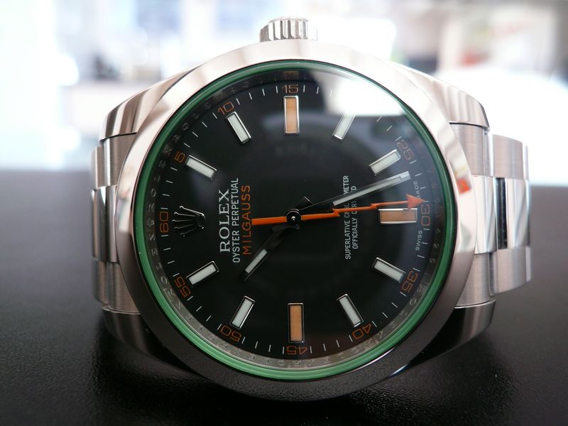 ROLEX MILGAUSS GLACE VERTE
 	 
