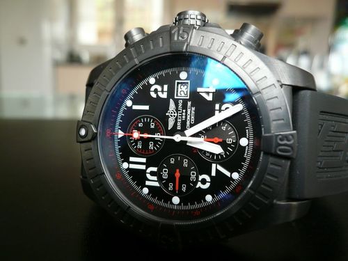 BREITLING SUPER AVENGER BLACKSTEEL