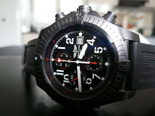 BREITLING SUPER AVENGER BLACKSTEEL