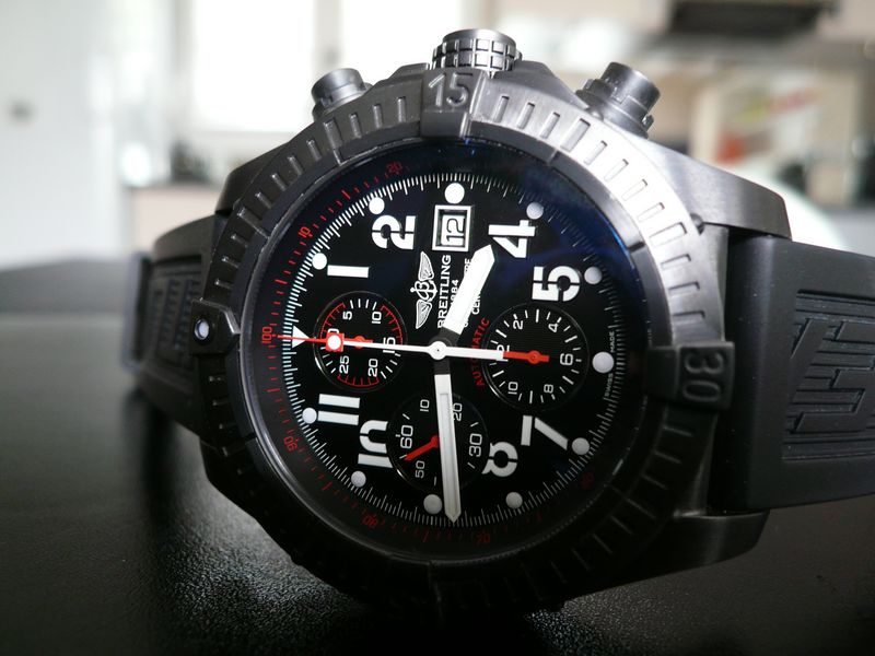 BREITLING SUPER AVENGER BLACKSTEEL
 	 
